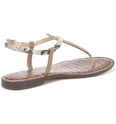 Shop Sam Edelman 'gigi' Sandal In Luxe Gold/ Beach Multi