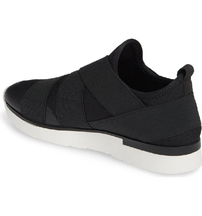 Shop Jslides Ginny Slip-on Sneaker In Black Nylon Mesh Fabric