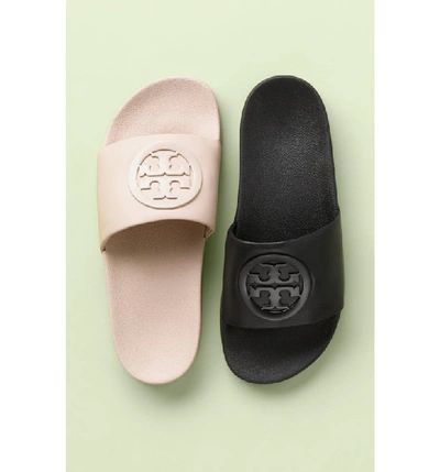 Sandals Tory Burch - Lina pink leather slide sandals - 45518652