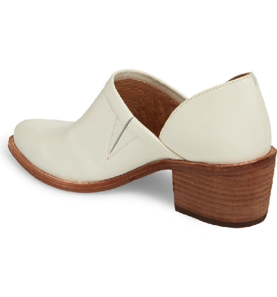 Shop Madewell The Brady Block Heel Bootie In Vintage Canvas Leather