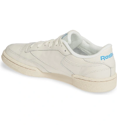 Shop Reebok Club C 85 Sneaker In Chalk/ Paperwhite/ Blue