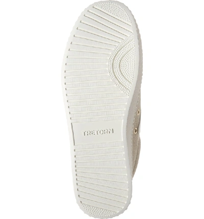 Shop Tretorn Bold Perforated Platform Sneaker In Sand/ Vintage White