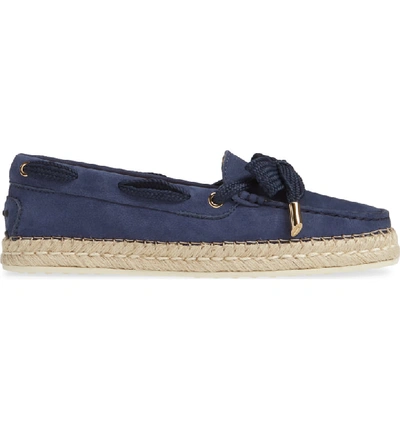 Shop Tod's Espadrille Loafer In Blue