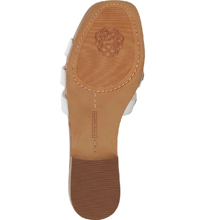 Shop Vince Camuto Vazista Studded Slide Sandal In Pure Leather