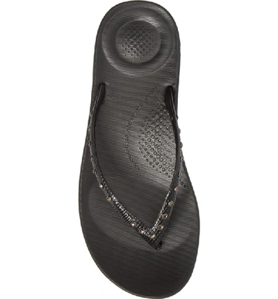 Shop Fitflop Iqushion Flip Flop In Black