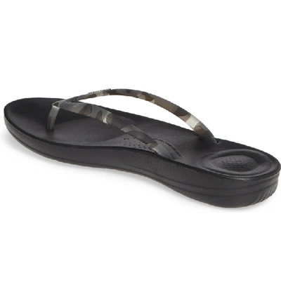 Shop Fitflop Iqushion Flip Flop In Black 2