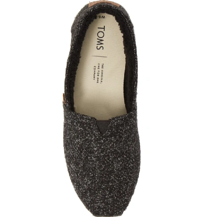 Shop Toms Classic In Black/ Multi Fabric