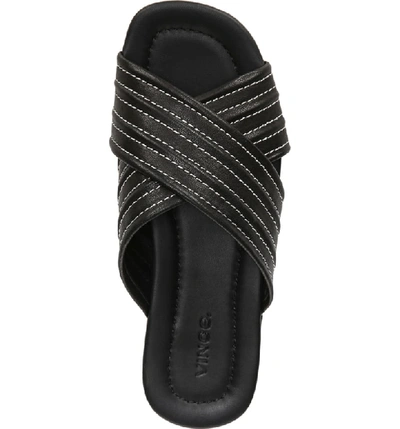 Shop Vince Camden Slide Sandal In Black