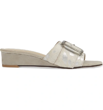 Shop Matisse Ever After Genuine Calf Hair Slide Sandal In Ivory