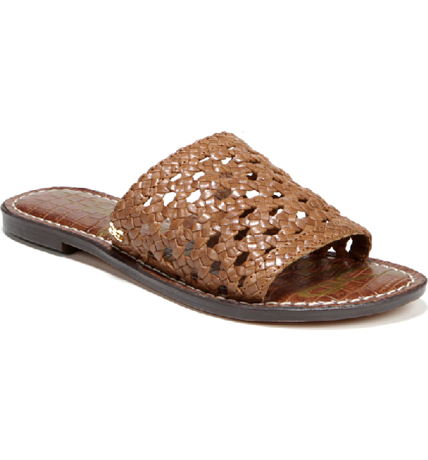 genovia woven slide sandal