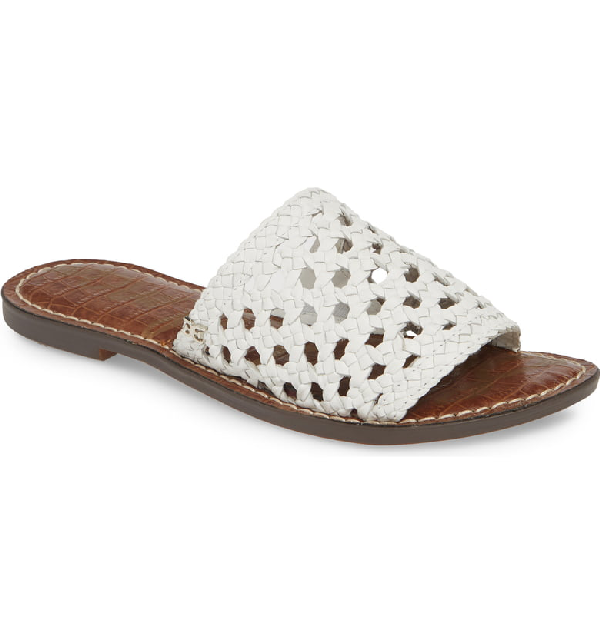 genovia woven slide sandal