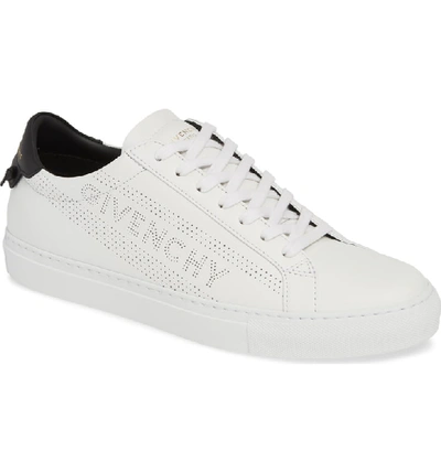 Shop Givenchy Urban Street Perforated Sneaker In White/ Black