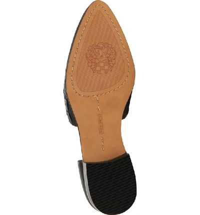 Shop Vince Camuto Reshila D'orsay Flat In Black 02 Leather