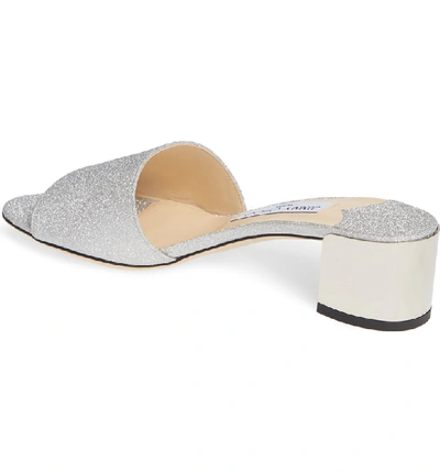 Shop Jimmy Choo Joni Slide Sandal In Silver