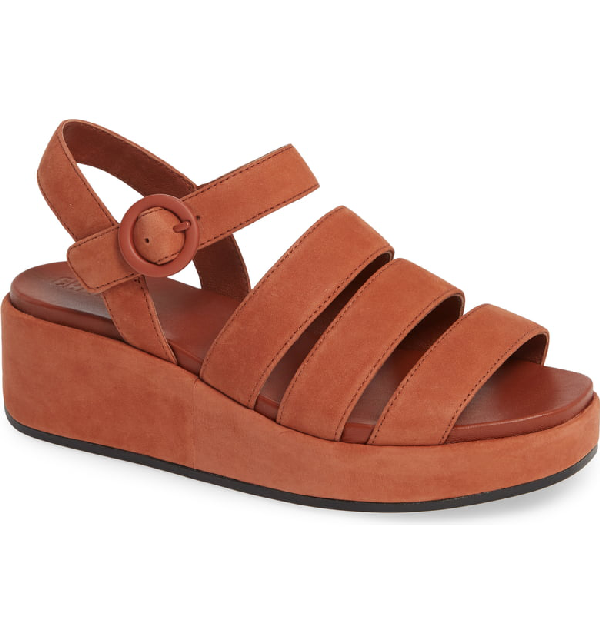 camper misia platform wedge sandal