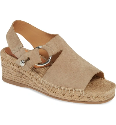 Shop Rag & Bone Arc Espadrille Wedge Sandal In Light Sand