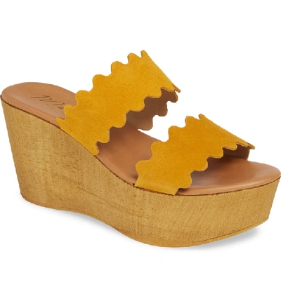 Shop Matisse Charlie Slide Sandal In Yellow