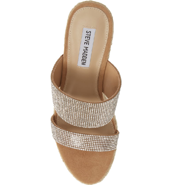 sunrise espadrille wedge slide sandal