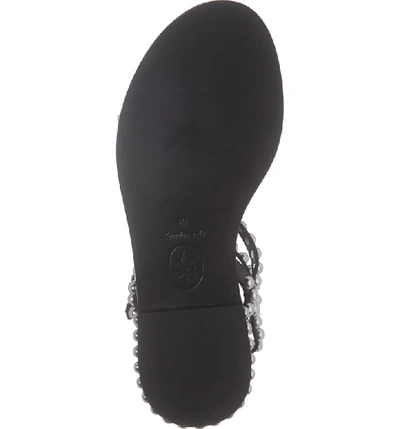 Shop Ash Play Studded Sandal In Black