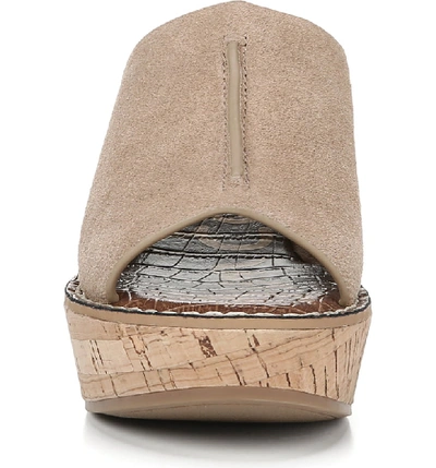 Shop Sam Edelman Ranger Platform Sandal In Oatmeal Suede