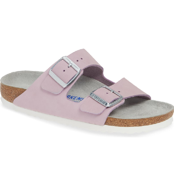 birkenstock arizona soft footbed lilac