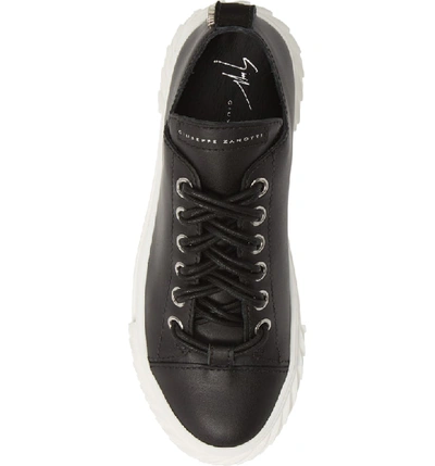 Shop Giuseppe Zanotti Scale Sneaker In Black