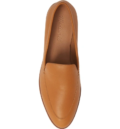 Shop Madewell The Frances Loafer In Amber Brown