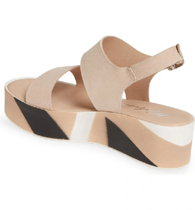 Shop Matisse Geo Platform Sandal In Blush