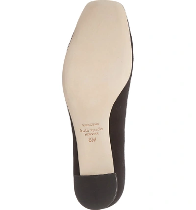 Shop Kate Spade Kylah Block Heel Pump In Black Suede