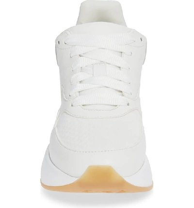 Shop Alexander Mcqueen Oversized Lace-up Sneaker In White/ Cream