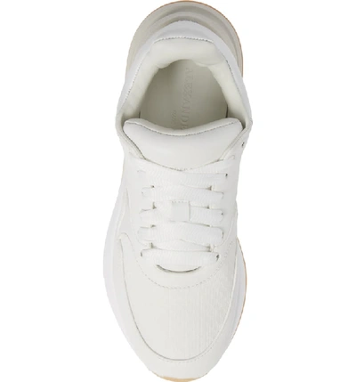 Shop Alexander Mcqueen Oversized Lace-up Sneaker In White/ Cream