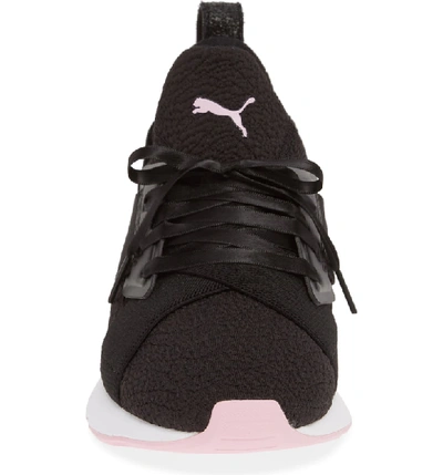 Shop Puma Muse Tz Sneaker In Black/ Pale Pink