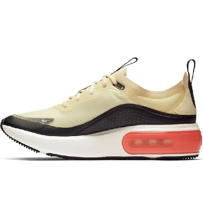 Shop Nike Air Max Dia Se Running Shoe In Pale Ivory/ Black/ White