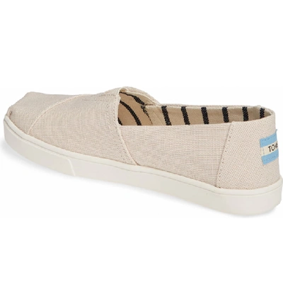 Shop Toms Alpargata Slip-on In Natural Fabric