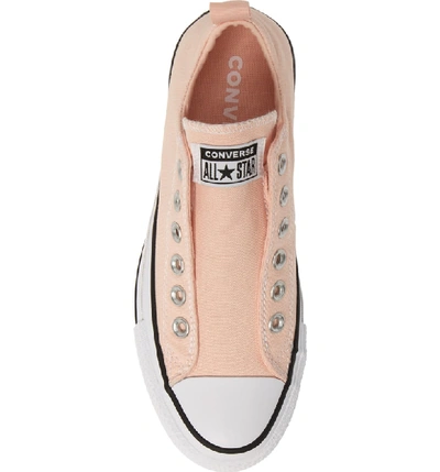 Shop Converse Chuck Taylor All Star Lift Slip-on Sneaker In Washed Coral/ White/ Black