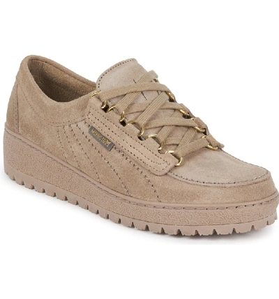 Shop Mephisto Lady Low Top Sneaker In Light Taupe Suede