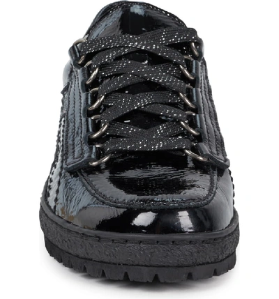 Shop Mephisto Lady Low Top Sneaker In Black Patent