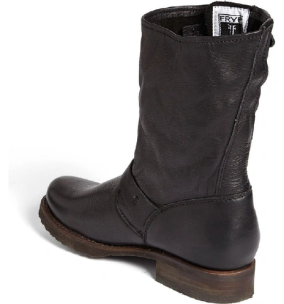 Shop Frye 'veronica Short' Slouchy Boot In Black Leather