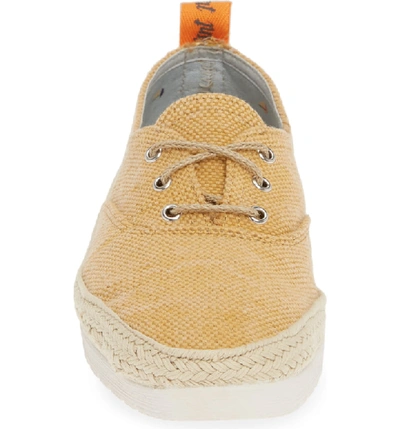 Shop Toni Pons Bego Espadrille Sneaker In Yellow Canvas