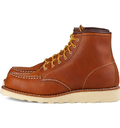 Shop Red Wing 6-inch Moc Boot In Oro Legacy Leather