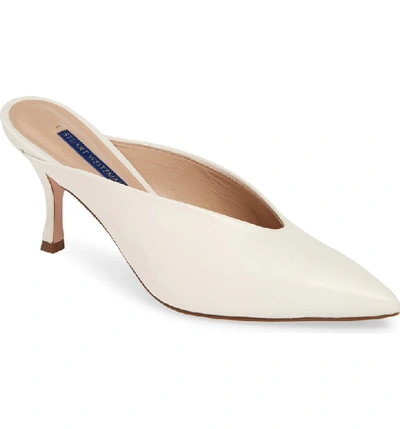 Shop Stuart Weitzman Lulah Mule In Cream Dress Nappa