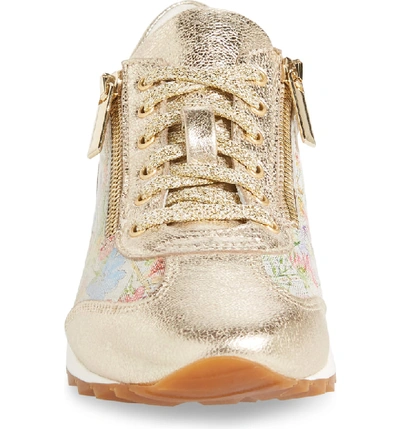 Shop Amalfi By Rangoni Fedro Low Top Sneaker In Fuego White Printed Leather