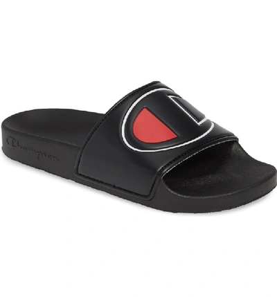 Shop Champion Slide Sandal In Black