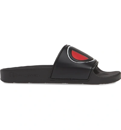 Shop Champion Slide Sandal In Black