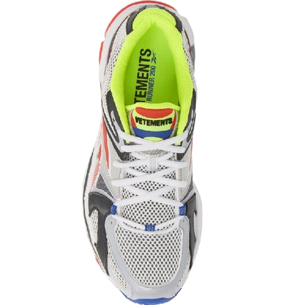 Shop Vetements X Reebok Spike Runner 200 Sneaker In Fluo Yellow