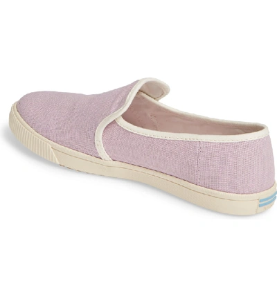 Shop Toms Clemente Slip-on In Lilac Heritage Canvas
