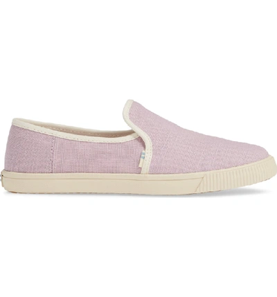 Shop Toms Clemente Slip-on In Lilac Heritage Canvas
