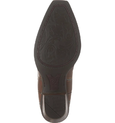 Shop Ariat Potrero Western Boot In Antique Nutmeg Leather
