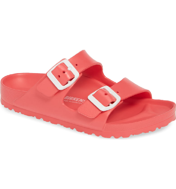 birkenstock arizona essentials coral