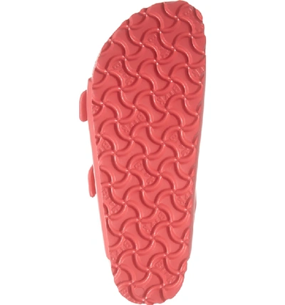 Shop Birkenstock Essentials - Arizona Slide Sandal In Coral Eva